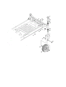 Wheel Assembly parts for Mtd Rear-Engine Riding Mower 17AKCACS299 from AppliancePartsPros.com