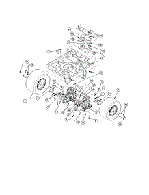 Rear Drive And Wheels parts for Cub Cadet Rear-Engine Riding Mower 17BA5A7P712 from AppliancePartsPros.com