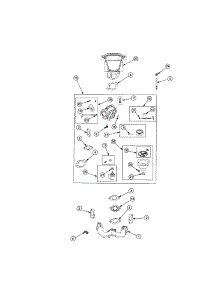 Carburetor / Intake Manifold parts for Cub Cadet Rear-Engine Riding Mower 17BA5A7P712 from AppliancePartsPros.com
