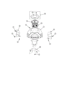 Air Filter / Blower Housing parts for Cub Cadet Rear-Engine Riding Mower 17BA5A7P712 from AppliancePartsPros.com