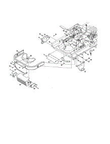 Muffler Shield / Battery parts for Mtd Rear-Engine Riding Mower 17BKCACS099 from AppliancePartsPros.com