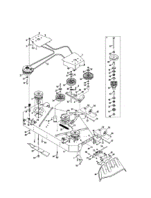 Deck / Spindle parts for Mtd Riding Mower & Tractor 17BSDALC099 from AppliancePartsPros.com