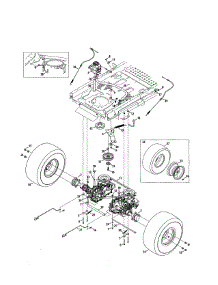 Transmission parts for Mtd Riding Mower & Tractor 17BSDALD099 from AppliancePartsPros.com