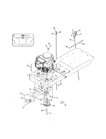 Engine Connection parts for Cub Cadet Rear-Engine Riding Mower 17WI2ACK056 from AppliancePartsPros.com