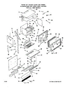Upper Body parts for Roper Gas Wall Oven 1833*0A from AppliancePartsPros.com