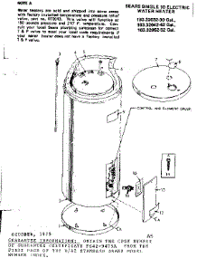 Replacement Parts parts for Kenmore Electric Water Heater 183.32042 (18332042, 183 32042) from AppliancePartsPros.com