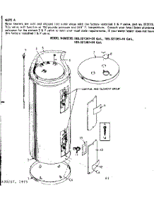 Replacement Parts parts for Kenmore Electric Water Heater 183.321341 (183321341, 183 321341) from AppliancePartsPros.com