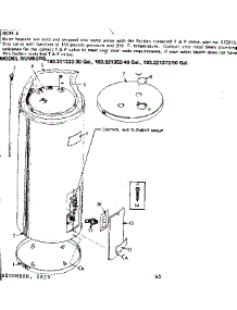 Replacement Parts parts for Kenmore Electric Water Heater 183.321352 (183321352, 183 321352) from AppliancePartsPros.com