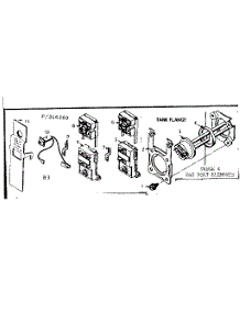 Tank Flange parts for Kenmore Electric Water Heater 183.321960 (183321960, 183 321960) from AppliancePartsPros.com