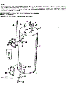 Replacement Parts parts for Kenmore Electric Water Heater 183.322711 (183322711, 183 322711) from AppliancePartsPros.com