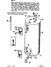 Replacement Parts parts for Kenmore Electric Water Heater 183.324310 (183324310, 183 324310) from AppliancePartsPros.com
