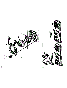 Tank Flange parts for Kenmore Electric Water Heater 183.32480 (18332480, 183 32480) from AppliancePartsPros.com