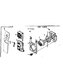 Tank Flange parts for Kenmore Electric Water Heater 183.32540 (18332540, 183 32540) from AppliancePartsPros.com