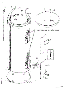 Replacement Parts parts for Kenmore Electric Water Heater 183.326111 (183326111, 183 326111) from AppliancePartsPros.com