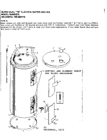 Replacement Parts parts for Kenmore Electric Water Heater 183.326112 (183326112, 183 326112) from AppliancePartsPros.com