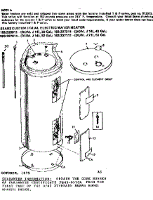 Replacement Parts parts for Kenmore Electric Water Heater 183.327111 (183327111, 183 327111) from AppliancePartsPros.com