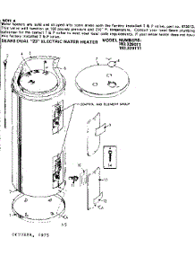 Replacement Parts parts for Kenmore Electric Water Heater 183.329011 (183329011, 183 329011) from AppliancePartsPros.com