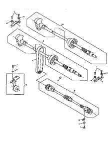 Arm Shaft Drive System parts for Kenmore Sewing Machine 18424 from AppliancePartsPros.com