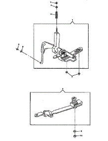 Cam Controlled Feed (Cont.) parts for Kenmore Sewing Machine 18424 from AppliancePartsPros.com