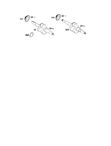 Crackshaft parts for Briggs & Stratton Lawn & Garden Engine 185400 TO 185499 (0035-0099) from AppliancePartsPros.com