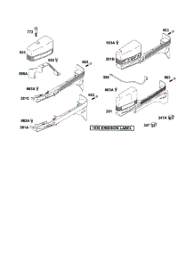 Panel Control / Cover-Linkage parts for Briggs & Stratton Lawn & Garden Engine 185400 TO 185499 (0035-0099) from AppliancePartsPros.com