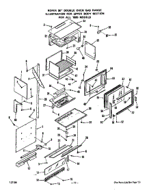 Upper Body parts for Roper Gas Range 1885*0A from AppliancePartsPros.com