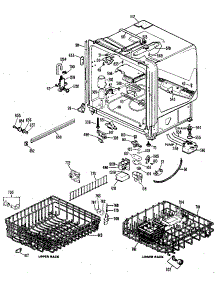 Tub Assembly parts for Kenmore Dishwasher 188.85 (1988) (18885 (1988), 188 85 (1988)) from AppliancePartsPros.com