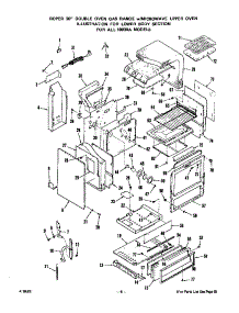 Lower Body parts for Roper Gas Range 1893*0A from AppliancePartsPros.com
