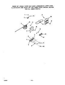 Lower Oven Control parts for Roper Gas Range 1893*0A from AppliancePartsPros.com