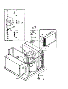Compressor Assy parts for Amana Room Air Conditioner 18C3Y-P1203203R from AppliancePartsPros.com