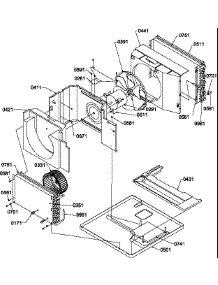 Chassis parts for Amana Room Air Conditioner 18C5Y-P1178204R from AppliancePartsPros.com