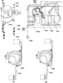 Compressor / Tubing parts for Amana Room Air Conditioner 18C5Y-P1178204R from AppliancePartsPros.com