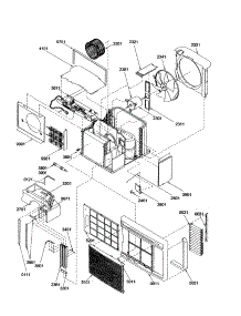 Chassis Assembly parts for Amana Room Air Conditioner 18M33PCE-P1214823R from AppliancePartsPros.com