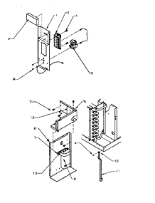 Control Panel & Electrical Parts parts for Amana Room Air Conditioner 18QZ33TA-P1178006R from AppliancePartsPros.com