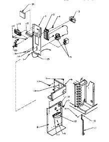 Control Panel & Electrical Parts parts for Amana Room Air Conditioner 18QZ33TB-P1200802R from AppliancePartsPros.com
