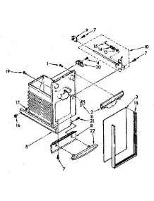 Container Parts parts for Kenmore Trash Compactor 190.25 (1988) (19025 (1988), 190 25 (1988)) from AppliancePartsPros.com