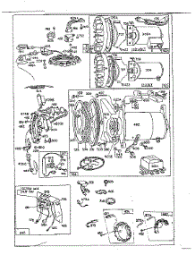 Electric Starter parts for Briggs & Stratton Lawn & Garden Engine 190400 TO 190499 (0010 - 0070) from AppliancePartsPros.com