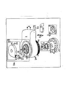 Flywheel Assembly parts for Briggs & Stratton Lawn & Garden Engine 190400 TO 190499 (2925 - 2925) from AppliancePartsPros.com