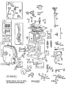 Replacement Parts parts for Briggs & Stratton Lawn & Garden Engine 190400 TO 190499 (3113 - 3122) from AppliancePartsPros.com