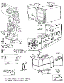 Fuel Tank And Oil Gard Switch parts for Briggs & Stratton Lawn & Garden Engine 190400 TO 190499 (3113 - 3122) from AppliancePartsPros.com