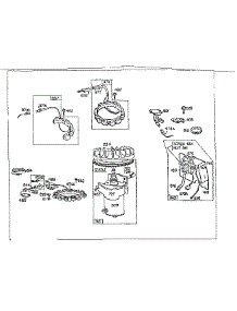 Electric Starter parts for Briggs & Stratton Lawn & Garden Engine 190700 TO 190799 (5515 - 5528) from AppliancePartsPros.com