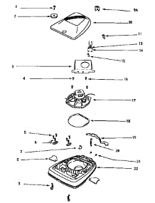 Nozzle And Motor Assembly parts for Eureka Upright Vacuum 1934A from AppliancePartsPros.com