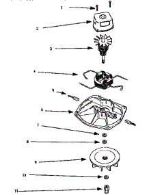 Motor Assembly parts for Eureka Upright Vacuum 1934A from AppliancePartsPros.com
