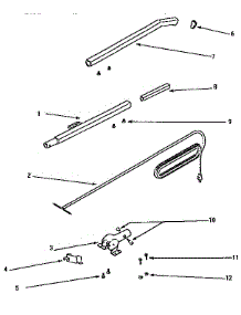 Handle parts for Eureka Upright Vacuum 1934A from AppliancePartsPros.com