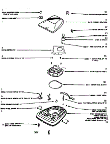 Nozzle And Motor Assembly parts for Eureka Upright Vacuum 1934AX from AppliancePartsPros.com