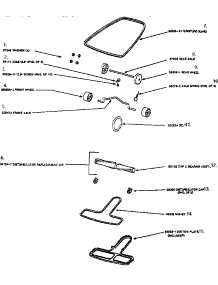 Agitator parts for Eureka Upright Vacuum 1934AX from AppliancePartsPros.com
