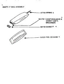 Bag Housing parts for Eureka Upright Vacuum 1934AX from AppliancePartsPros.com