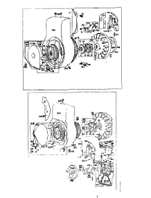 Flywheel Assembly parts for Briggs & Stratton Lawn & Garden Engine 195400 TO 195499 (0154 - 0154) from AppliancePartsPros.com
