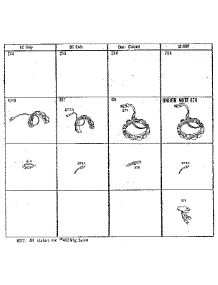 Stator Chart parts for Briggs & Stratton Lawn & Garden Engine 195400 TO 195499 (0600 - 0605) from AppliancePartsPros.com