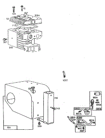 Snow Hood parts for Briggs & Stratton Lawn & Garden Engine 195400 TO 195499 (0600 - 0605) from AppliancePartsPros.com